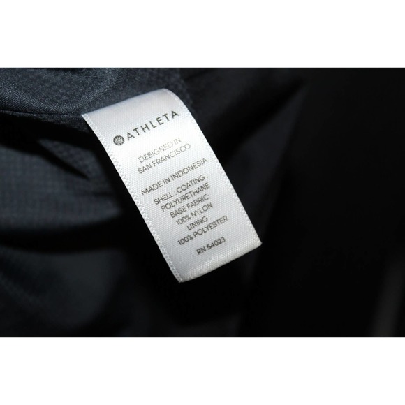 Athleta Stormlover Hooded Jacket Waterproof Black Women's Size Small H14489 - Picture 8 of 9